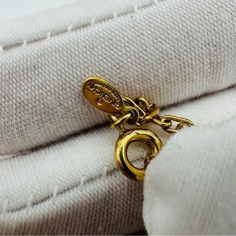 Givenchy Vintage GG Gold Chain Necklace 15” - Picture 4 of 9